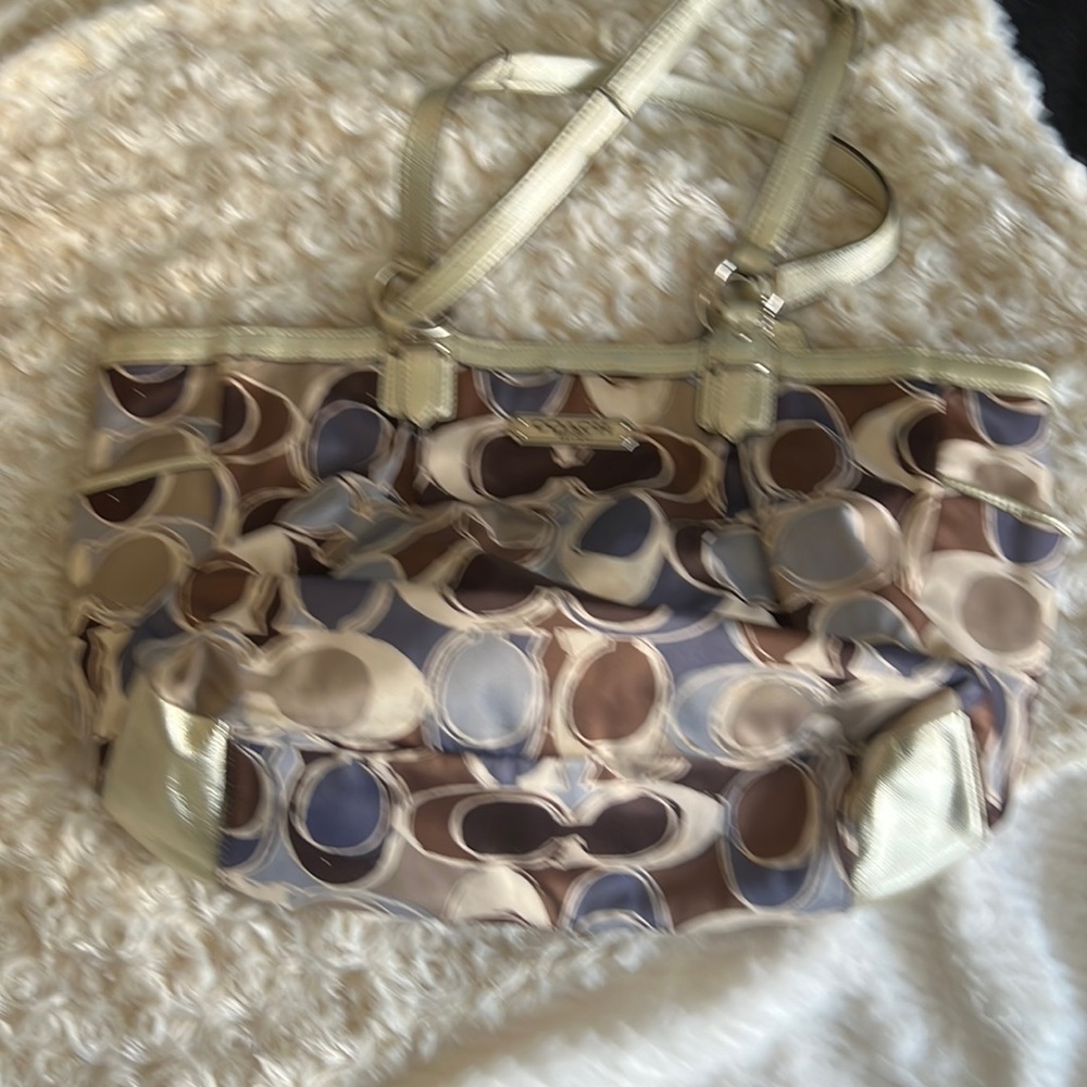 Coach tote with dust bag
